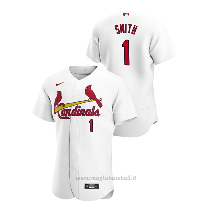 Maglia Baseball Uomo St. Louis Cardinals Ozzie Smith Autentico 2020 Primera Bianco